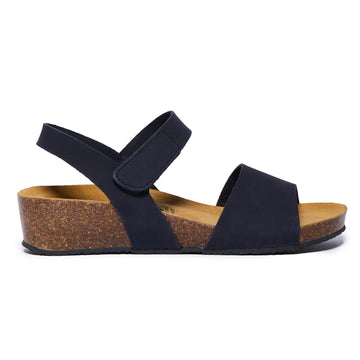 Plakton Platform Wedge Sandal – Luna Navy